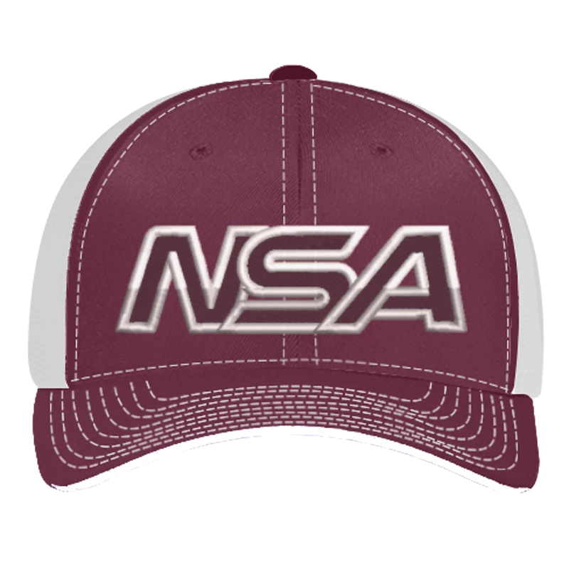 Outlet 😀 Pacific Headwear NSA Outline Series Maroon Flex Fit Hat: 404M-MAWH ⭐ 3 Outlet 😀 Pacific Headwear NSA Outline Series Maroon Flex Fit Hat: 404M-MAWH ⭐