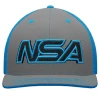 Coupon 🤩 Pacific Headwear NSA Outline Series Neon Blue Flex Fit Hat: 404M-NBGR ⌛