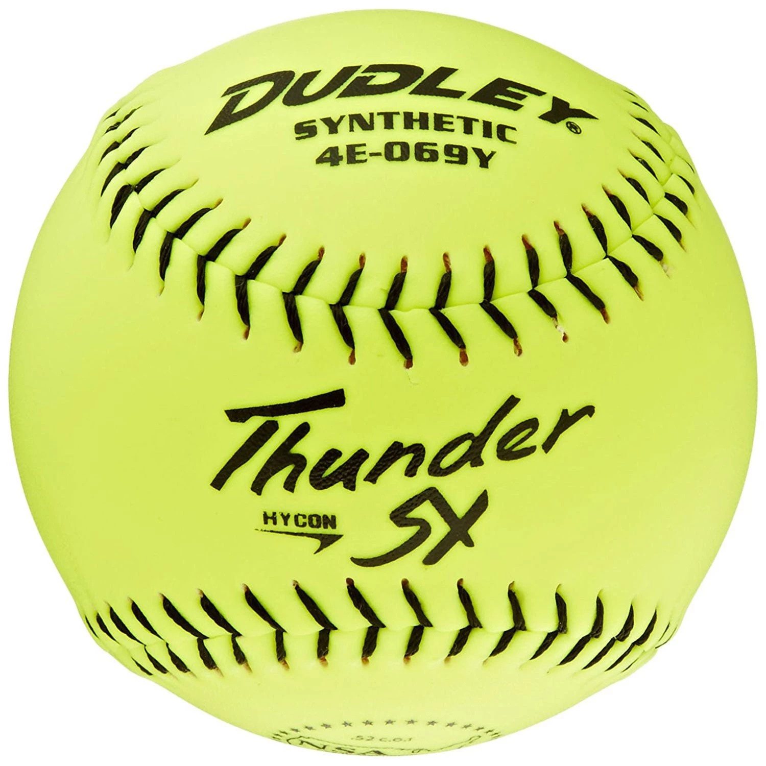 Hot Sale 🎁 Dudley NSA Thunder SY Hycon 12" 52/275 Synthetic Slowpitch Softballs: 4E-069Y 😍 3 Hot Sale 🎁 Dudley NSA Thunder SY Hycon 12" 52/275 Synthetic Slowpitch Softballs: 4E-069Y 😍