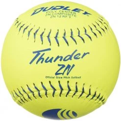 Best Pirce 🎁 Dudley USSSA Thunder ZN Classic M 12" 40/325 Composite Slowpitch Softballs: 4U-540Y 🛒