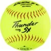 Coupon 😍 Dudley ASA Thunder SY Hycon 12" 52/300 Synthetic Slowpitch Softballs: 4A-069Y 🧨 -BaseBallBat Shop 4a 069y