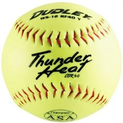 Wholesale 🤩 Dudley ASA Thunder Heat 12" 40/375 Synthetic Slowpitch Softballs: 4A-244Y 🎉