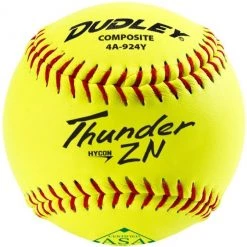 Best deal 👏 Dudley ASA Thunder ZN Hycon 11" 52/300 Composite Slowpitch Softballs: 4A-924Y ⌛