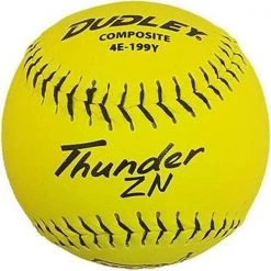Discount 😍 Dudley NSA Thunder ZN ICON 12" 44/400 Composite Slowpitch Softballs: 4E-199Y 💯
