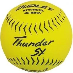 Promo 🎉 Dudley NSA Thunder SY ICON 12" 44/400 Synthetic Slowpitch Softballs: 4E-824Y 🎁