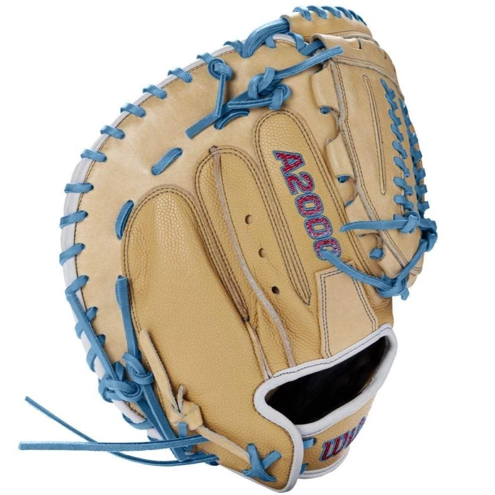Cheap 🧨 Wilson A2000 AM1 34" Aubree Monroe GM SuperSkin Fastpitch Catcher's Mitt: WBW10043634 ⭐ - Image 4