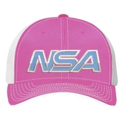 Brand new 🧨 Pacific Headwear NSA Outline Series Pink Flex Fit Hat: 404M-PKCOWH 🎉