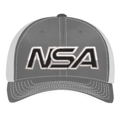 Best Pirce 🌟 Pacific Headwear NSA Outline Series Graphite Flex Fit Hat: 404M-GRWH ❤️