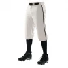 Cheapest 🤩 Alleson Adult Crush Knicker Baseball Pants with Piping: 655PKB 😀 -BaseBallBat Shop 655pkb whbk