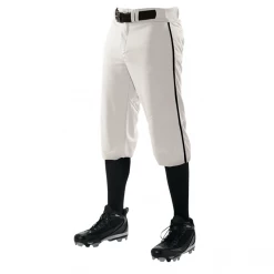 Cheapest 🤩 Alleson Adult Crush Knicker Baseball Pants with Piping: 655PKB 😀