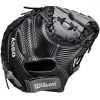 Coupon 👍 Wilson A360 31.5" Baseball Catcher's Mitt: WBW100190315 💯 -BaseBallBat Shop 6c15ec3b382697df950f932e99ef04d142fc95b4 WBW100191 0 A360 Baseball 315 Black Grey