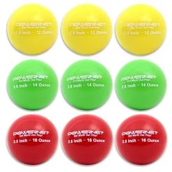 Deals 👏 PowerNet 2.8" Weighted Hitting and Batting Progressive Training Balls (9 Pack): 1004-123 🎉