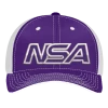 Buy 🌟 Pacific Headwear NSA Outline Series Purple Flex Fit Hat: 404M-PUWH 🌟 -BaseBallBat Shop 78257354 front