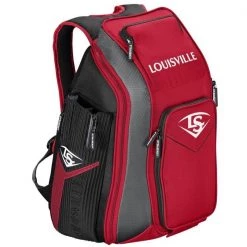 Outlet ⭐ Louisville Slugger Prime Stick Pack Backpack: WTL9902 ✨ -BaseBallBat Shop 8afb2501903b0bce27557fb226b926f5d3f581f6 WTL9902SC Louisville Prime Stickpack Black Scarlet Front