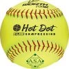 Coupon 😀 Worth ASA Hot Dot 12" 52/300 Synthetic Slowpitch Softballs: AHD12SY 🛒 -BaseBallBat Shop AHD12SY