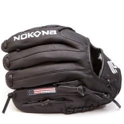 Cheap 💯 Nokona American KIP 12" Baseball Glove: A-1200-BK 🧨 -BaseBallBat Shop A Black 1200C nokona ballglove 2