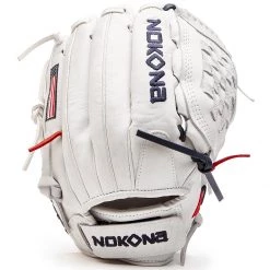 Outlet 👍 Nokona American KIP 12" Fastpitch Glove: A-V1200-WH ⌛