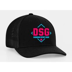 Best Sale 😍 Pacific Headwear CUSTOM DSG Flex Fit Hat: 404M DSG 👏 -BaseBallBat Shop DSG HATS pink blue