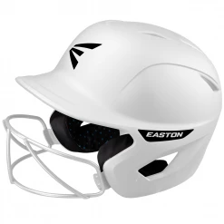 Deals 😀 Easton Ghost Matte Solid Batting Helmet with Mask: A168552 / A168553 🌟 -BaseBallBat Shop Ghost Helmet Matte Solid A168552WH 3qtr
