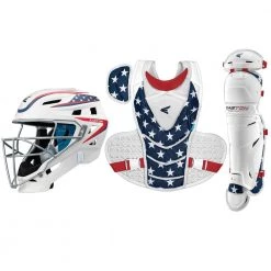 Cheapest 🤩 Easton Jen Schro The Very Best Stars & Stripes Fastpitch Catcher's Set: A165448 / A165449 ⌛
