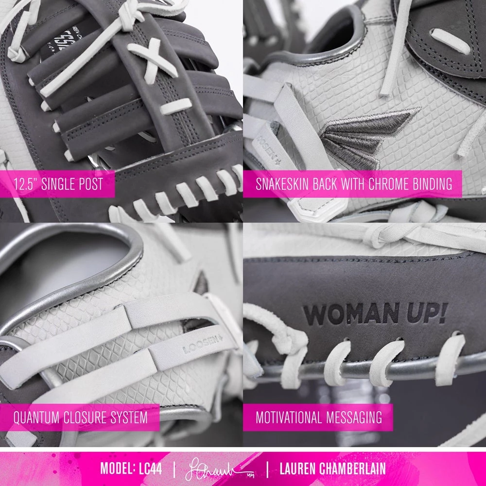 Coupon ๐งจ Easton Lauren Chamberlain Professional Collection Signature Series 12.5" Fastpitch First Base Mitt: LC44 ๐ 5 Coupon ๐งจ Easton Lauren Chamberlain Professional Collection Signature Series 12.5" Fastpitch First Base Mitt: LC44 ๐ - Image 3