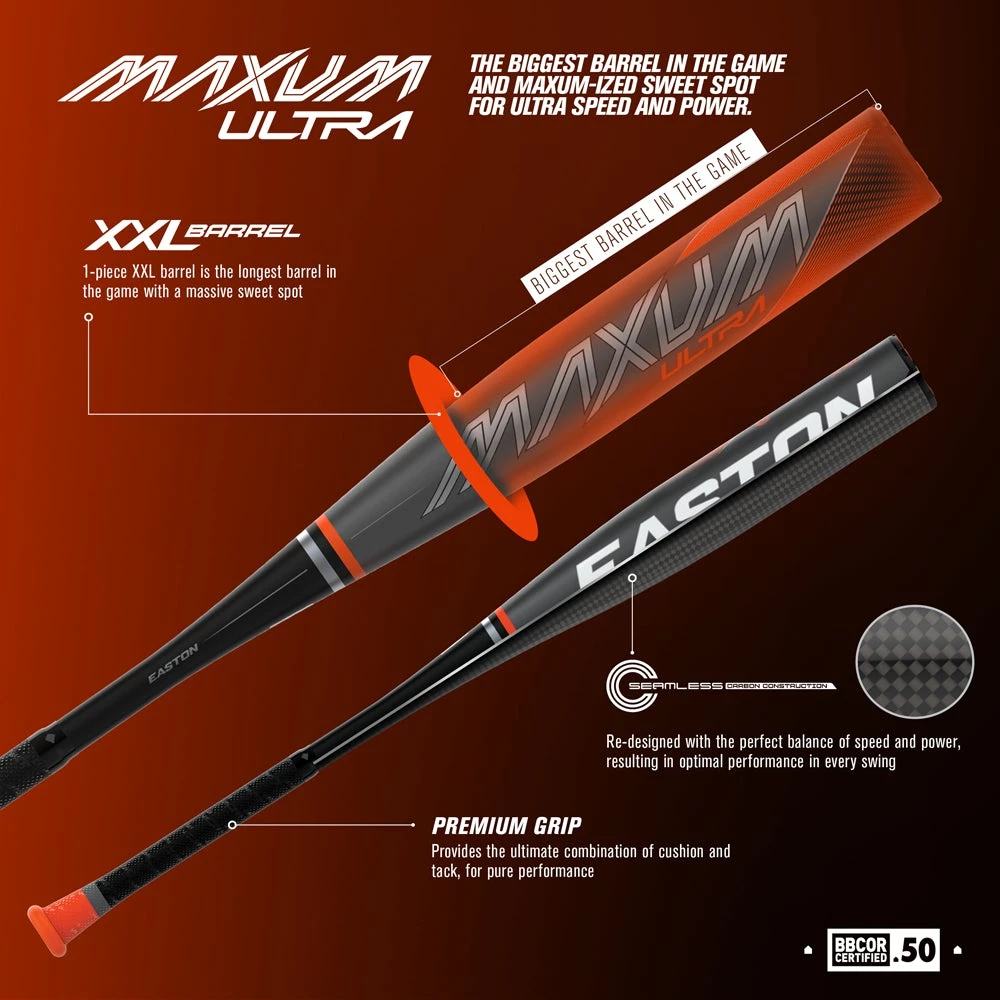 Deals ๐งจ DEMO 2021 Easton Maxum Ultra -3 BBCOR Baseball Bat: BB21MX DEMO โ 7 Deals ๐งจ DEMO 2021 Easton Maxum Ultra -3 BBCOR Baseball Bat: BB21MX DEMO โ - Image 5
