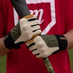 Best Sale 🔥 Marucci Blacksmith Adult Batting Gloves: MBGBKSMFW 🔥 -BaseBallBat Shop MBGBKSMFW GR TN 1 94447.1629734253