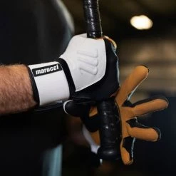 Best Sale 🔥 Marucci Blacksmith Adult Batting Gloves: MBGBKSMFW 🔥 -BaseBallBat Shop MBGBKSMFW 2 67676
