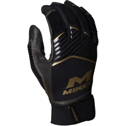 Wholesale 🧨 Miken Adult Batting Gloves: MBGGLD 🎉 -BaseBallBat Shop MBGGLDblack1