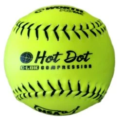 Buy ✔️ Worth NSA Hot Dot OS 11" 52/275 Synthetic Slowpitch Softballs: NO11SY 🤩