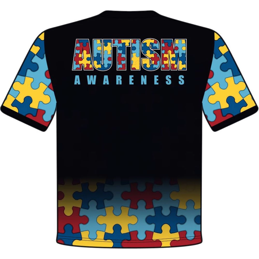 Wholesale 🔔 DSG Apparel National Softball Association NSA Autism Awareness Sublimated Short Sleeve Shirt ⭐ 4 Wholesale 🔔 DSG Apparel National Softball Association NSA Autism Awareness Sublimated Short Sleeve Shirt ⭐ - Image 2