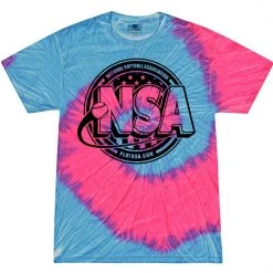 Coupon 😀 DSG Apparel National Softball Association NSA Crest Tie Dye Short Sleeve Shirt ✨ 15 Coupon 😀 DSG Apparel National Softball Association NSA Crest Tie Dye Short Sleeve Shirt ✨ -BaseBallBat Shop NSAFLAGLOGO1COLORTIEDYEFLOBLUE PINK