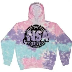 Cheap 🎁 DSG Apparel National Softball Association NSA Crest Tie Dye Hoodie 🌟