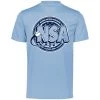 Best deal 🎉 DSG Apparel National Softball Association NSA Dry Fit Light Blue Short Sleeve Shirt 🌟 -BaseBallBat Shop NSAFLAGLOGO2COLOR DarkWhiteonLightColumbiass