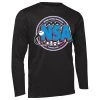 Cheapest 🌟 DSG Apparel National Softball Association NSA Dry Fit VICE Long Sleeve Shirt 😍 1 Cheapest 🌟 DSG Apparel National Softball Association NSA Dry Fit VICE Long Sleeve Shirt 😍 -BaseBallBat Shop NSAFLAGLOGO2COLOR PinkLightBlueWhiteonBlackLS