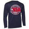 Cheap 🌟 DSG Apparel National Softball Association NSA Dry Fit Navy Long Sleeve Shirt 🎁 1 Cheap 🌟 DSG Apparel National Softball Association NSA Dry Fit Navy Long Sleeve Shirt 🎁 -BaseBallBat Shop NSAFLAGLOGO2COLOR RedWhiteNavyLS