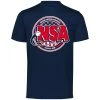 Best reviews of ❤️ DSG Apparel National Softball Association NSA Dry Fit Navy Short Sleeve Shirt 🔔 -BaseBallBat Shop NSAFLAGLOGO2COLOR RedWhiteNavySS