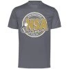 Coupon 💯 DSG Apparel National Softball Association NSA Dry Fit Charcoal Short Sleeve Shirt ✨ 2 Coupon 💯 DSG Apparel National Softball Association NSA Dry Fit Charcoal Short Sleeve Shirt ✨ -BaseBallBat Shop NSAFLAGLOGO2COLOR VegasGoldWhiteCharcoal