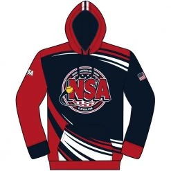 Best Sale 😀 DSG Apparel National Softball Association NSA USA Sublimated Hoodie 👏