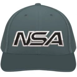 Wholesale ❤️ Pacific Headwear NSA Outline Series Graphite Flex Fit Hat: 404M-GRAPHITE 🛒