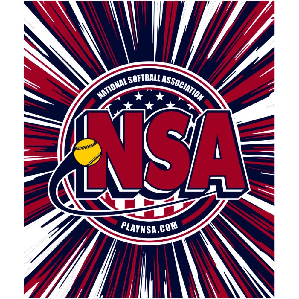 Deals 🌟 DSG Apparel National Softball Association NSA Crest Sublimated Microfleece Blanket 🤩 3 Deals 🌟 DSG Apparel National Softball Association NSA Crest Sublimated Microfleece Blanket 🤩