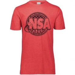 Discount 🎁 DSG Apparel National Softball Association NSA Tone Tri Blend Short Sleeve Shirt 😀 8 Discount 🎁 DSG Apparel National Softball Association NSA Tone Tri Blend Short Sleeve Shirt 😀 -BaseBallBat Shop NSATRIBLEND3065TONERed