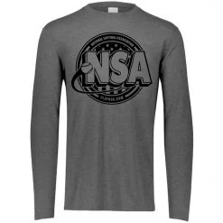 Best Pirce 😀 DSG Apparel National Softball Association NSA Tone Tri Blend Long Sleeve Shirt 👍