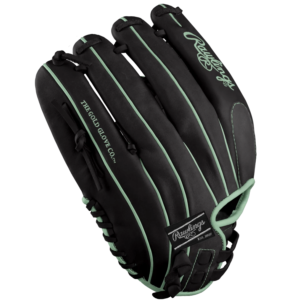 Outlet ✨ Rawlings Heart of the Hide 12.5" Midnight Mint DSG Exclusive Fastpitch Glove: PRO125SB-18MMDSG 😍 5 Outlet ✨ Rawlings Heart of the Hide 12.5" Midnight Mint DSG Exclusive Fastpitch Glove: PRO125SB-18MMDSG 😍 - Image 3