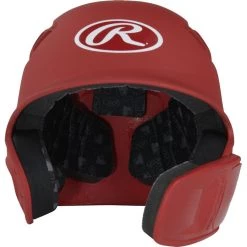 Cheapest 🛒 Rawlings R16 Matte Batting Helmet with Universal Jaw Guard: R6R07 ⭐ -BaseBallBat Shop R6R07S MS 1
