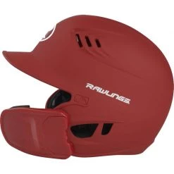 Cheapest 🛒 Rawlings R16 Matte Batting Helmet with Universal Jaw Guard: R6R07 ⭐ -BaseBallBat Shop R6R07S MS 3