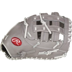 Outlet ✨ Rawlings R9 12.5" Fastpitch First Base Mitt: R9SBFBM-17G 👍 -BaseBallBat Shop R9SBFBM 17G 3