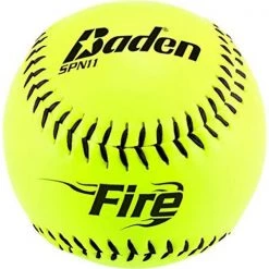 Cheapest ✨ Baden NSA Fire ICON 11" 44/400 Synthetic Slowpitch Softballs: SPN11 🛒