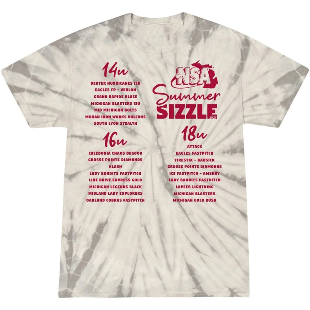 Budget 🎉 DSG Apparel 2021 NSA Summer Sizzle Fastpitch Tournament T-Shirt 😍 4 Budget 🎉 DSG Apparel 2021 NSA Summer Sizzle Fastpitch Tournament T-Shirt 😍 - Image 2