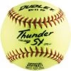New 👍 Dudley Non Association Thunder SY 11" 47/375 Synthetic Fastpitch Softballs: 43-712Y 😀